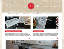 Tablet Screenshot of marmolesdiego.com